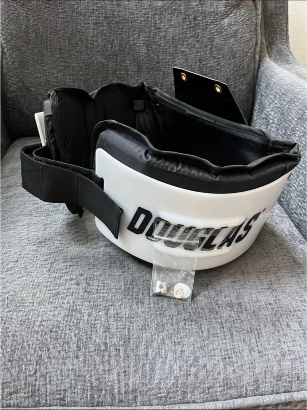Douglas Football Adult Adj SP Series Rib Back Protector Pad Combo